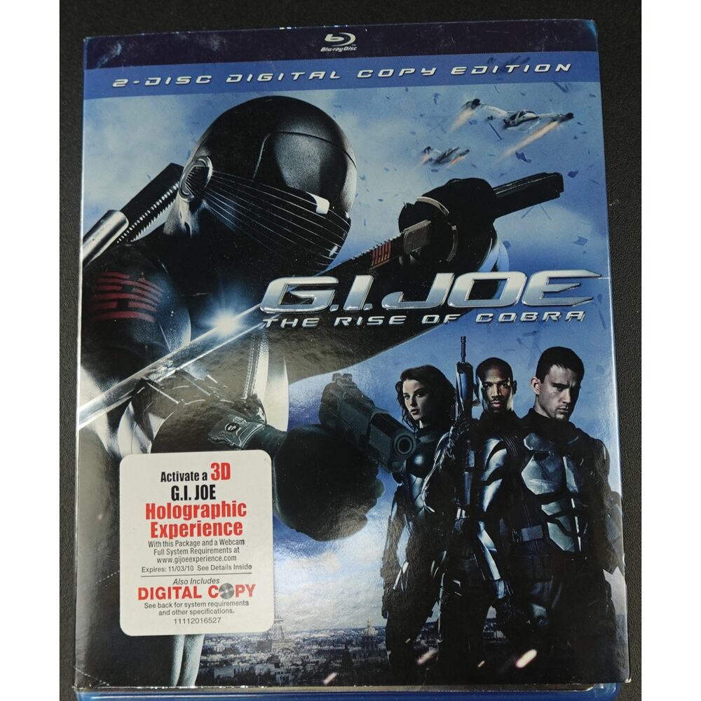 G.I. Joe: The Rise‎ of Cobra (Blu-ray/Digital, 2009) with Slipcover